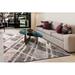 Gray/White 108 x 72 x 1.19 in Area Rug - Dynamic Rugs Geometric Area Rug in Grey/Ivory Polyester | 108 H x 72 W x 1.19 D in | Wayfair CZ7107004901