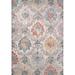 White 150 x 110 x 0.36 in Area Rug - Dynamic Rugs Damask Area Rug in Ivory/Grey/Rust Polypropylene | 150 H x 110 W x 0.36 D in | Wayfair