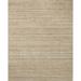White 18 x 18 x 0.38 in Area Rug - Loloi Rugs Jamie Abstract Hand-Loomed Area Rug in Brown/Sand /Jute & Sisal | 18 H x 18 W x 0.38 D in | Wayfair