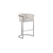 Everly Quinn Maebelle Barstool Wood/Velvet/Metal in Gray/Brown | 39 H x 24 W x 21 D in | Wayfair 275B84310BFB4E5E9E4496314BED5BCC