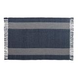 Gracie Oaks Laurel & Mayfair Carter Ink Cotton Throw Cotton in Black | 60 H x 50 W in | Wayfair 4AC6E6BFC7084AC888F18CFE52CD433D