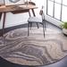 Gray 79 x 79 x 0.7 in Indoor Area Rug - Wade Logan® Alohi 211 Area Rug In Beige/Polyester/Polypropylene | 79 H x 79 W x 0.7 D in | Wayfair