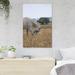 Gracie Oaks White Horse On Brown Grass Field During Daytime 3 - 1 Piece Rectangle Graphic Art Print On Wrapped Canvas in Brown/White | Wayfair