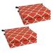 20-inch by 19-inch Patterned Outdoor Chair Cushions (Set of 4)