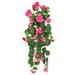 Beauty Pink Artificial Hanging Geranium Flower Stem Spray Bush 30in - 30" L x 12" W x 7" DP