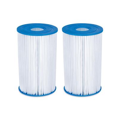 Summer Waves P57000302 Replacement Type B Pool and Spa Filter Cartridge, 2 Pack - 2.49