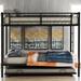 Aoolive Twin over Twin Metal Bunk Bed with Trundle