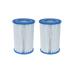 Bestway Swimming Pool Filter Pump Replacement Cartridge Types III/A, 2 Pack - 0.26