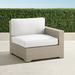 Palermo Right-facing Chair with Cushions in Dove Finish - Rain Sailcloth Seagull - Frontgate