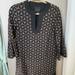 Anthropologie Dresses | Anna Sui For Anthropologie Black Tunic Dress | Color: Black/Tan | Size: 2