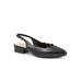 Wide Width Women's Joselyn Slingback by Trotters in Black (Size 7 W)