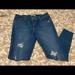 Levi's Jeans | Levi’s 710 Super Skinny. Light Blue. Holes In Legs. Frayed Ankle Bottom. | Color: Blue | Size: 32