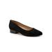 Wide Width Women's Jewel Pump by Trotters in Black Suede (Size 12 W)