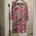 Lilly Pulitzer Dresses | Euc Lilly Pulitzer Long Sleeve Pima Cotton Dress | Color: Blue/Pink | Size: Xl