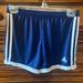 Adidas Bottoms | Euc Kids Adidas Soccer Shorts Size M | Color: Blue/White | Size: Youth M