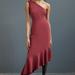 Anthropologie Dresses | Anthro Hutch Slim One Shoulder Maxi Dress Xl | Color: Orange/Red | Size: Xl