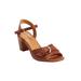 Women's The Arielle Sandal by Comfortview in Cognac (Size 9 1/2 M)