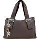 Catwalk Collection Handbags - Soft Leather Shoulder Bag For Women - Medium Slouchy Top Handle Bag - JANE - Chocolate
