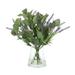 Primrue Lavender Floral Arrangement in Glass Vase Silk/Plastic in Indigo | 18 H x 16 W x 14 D in | Wayfair 0567F3B744D34BD5BBA720241FF7EEB4