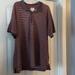 American Eagle Outfitters Shirts | American Eagle Men's Short Sleeve Polo Shirt Size Large | Color: Black/Red | Size: L