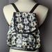Disney Bags | Disney Mickey Mouse Mini Backpack ~ All-Over Pattern ~ Adjustable Straps | Color: Black/White | Size: Os