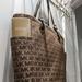 Michael Kors Bags | Michael Kors Nwt Jet Set Tote Brown Mk Logo W/ Tan Background, Gold Accents | Color: Brown/Tan | Size: Os
