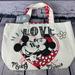 Disney Bags | Disney Parks Tote Bag Love Mickey And Minnie Mouse Valentine’s Day | Color: Red/White | Size: Os