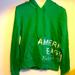 American Eagle Outfitters Tops | American Eagle Green Hooded Sweatshirt | Color: Green | Size: S