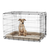 Going Places 1-Door Folding Dog Crate, 42.8" L X 28.59" W X 37.14" H., X-Large, Black