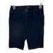 Nine West Shorts | Nine West Womens Ladies Shorts Size 8 Blue Pockets 11" Inseam Casual Shorts | Color: Blue | Size: 8