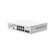 Mikrotik CSS610-8G-2S+in Gigabit Ethernet Netzwerk-Switch (10/100/1000) Ethernet-Verbindung, unterstützt Stromversorgung über diesen Port (PoE) Weiß