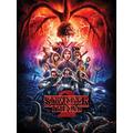 Pyramid International Stranger Things Canvas Print with Cast of Season 2 60cm x 80 cm - Official Merchandise