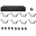 Kit videosorveglianza ip cloud dvr 8 canali 8 telecamere 5MP ahd