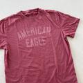 American Eagle Outfitters Shirts | Mens Red Supersoft American Eagle Logo Tee | Color: Red | Size: L