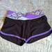 Lululemon Athletica Shorts | Lululemon Groovy Run Shorts | Color: Black/Purple | Size: 6