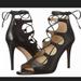 Coach Shoes | Authentic Coach Kira Black Leather Lace Up Heel Size 7 | Color: Black | Size: 7