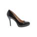 Nine West Shoes | Nine West Black Leather Platform Pumps, Size 9m | Color: Black | Size: 9