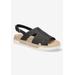 Women's Kato Sandal by Bella Vita in Black Woven (Size 7 M)