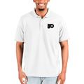 Men's Antigua White Philadelphia Flyers Big & Tall Affluent Polo