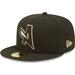 Men's New Era Black Augusta GreenJackets Authentic Collection Team Alternate 59FIFTY Fitted Hat