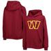 Youth Burgundy Washington Commanders Team Logo Pullover Hoodie