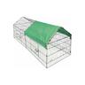 Maxxpet - Enclos pour petits animaux 220x85x103 cm - Enclos lapin métal extérieur - Cage pour lapin