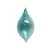 Northlight Seasonal 7" Transparent Textured Glass Finial Christmas Ornament Glass in Blue | 7 H x 3.5 W x 3.5 D in | Wayfair NORTHLIGHT TR92607