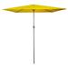 Northlight Seasonal 10ft x 6.5ft Outdoor Patio Market Umbrella w/ Hand Crank, Steel in Yellow | 102 H x 117 W x 78 D in | Wayfair