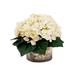 Rosecliff Heights Hydrangea Floral Arrangement in Pot Silk/Plastic | 11 H x 11 W x 11 D in | Wayfair 5DCFF144A0054ADEB403A63B59A00B40