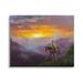 Stupell Industries Travelingsouthern Cowboy Mountain Valley Sunset White Framed Giclee Texturized Art By Jack Sorenson /Canvas in Brown | Wayfair