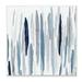 Stupell Industries Abstract Thick Brush Blue Grey Paint Wood/Canvas in Brown | 12 H x 12 W x 0.5 D in | Wayfair ak-443_wd_12x12