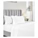 Eider & Ivory™ Comberton 200 Thread Count 100% Cotton Percale Sheet Set Cotton Percale in White | Full/Double | Wayfair