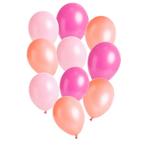 Ballons ""ecoBalloons"", tons roses, 26 cm Ø, 30 pièces