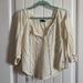 American Eagle Outfitters Tops | Flowy Off White Blouse | Color: Cream/White | Size: S
